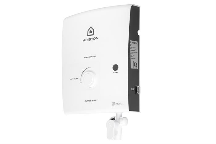 Máy nước nóng trực tiếp Ariston 4500W AURES EASY 4.5P (có bơm) - Ảnh 2