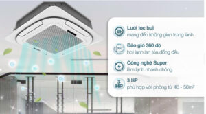 Máy lạnh âm trần Nagakawa 3 HP NT-C28R1T20